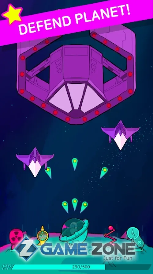 صورة من لعبة Stellar! - Infinity defense [Много денег]