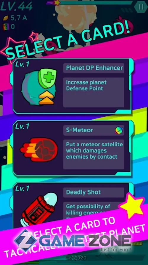 صورة من لعبة Stellar! - Infinity defense [Много денег]
