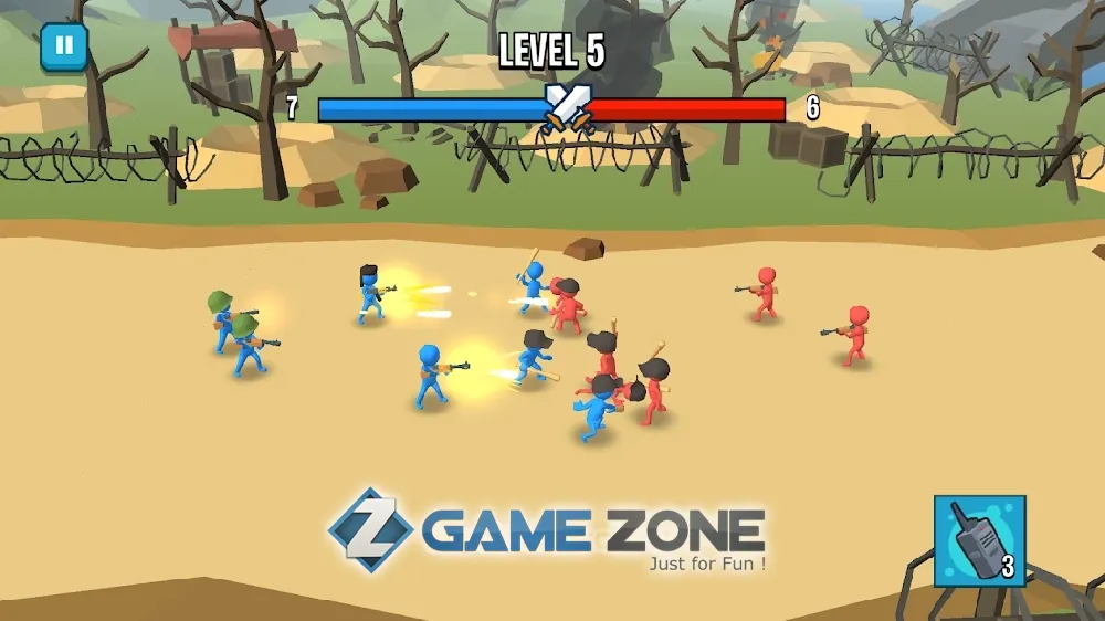 صورة من لعبة Stick Army World War Strategy [Mod Money]