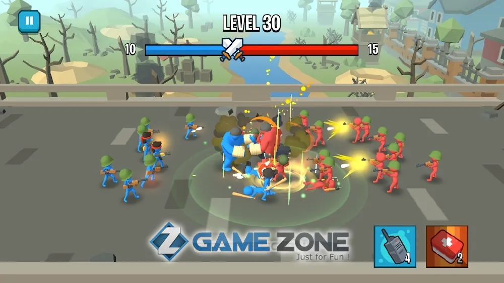 صورة من لعبة Stick Army World War Strategy [Mod Money]
