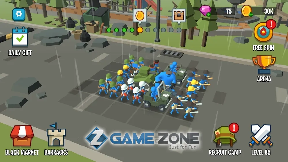 صورة من لعبة Stick Army World War Strategy [Mod Money]