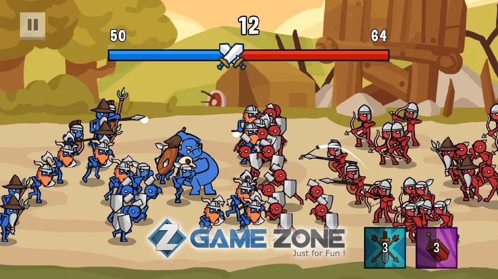 صورة من لعبة Stick Wars 2 Battle of Legions [Mod Money]