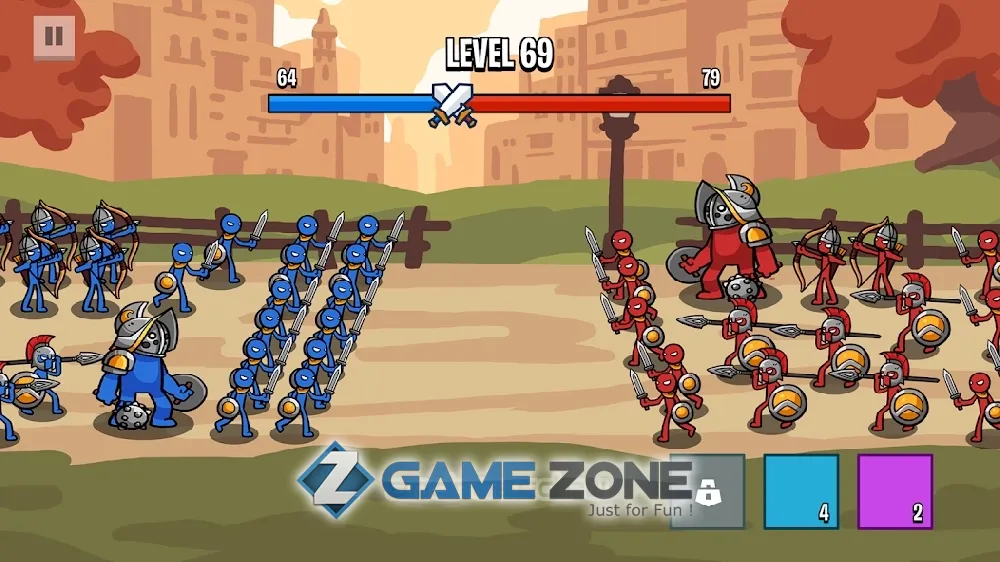 صورة من لعبة Stick Wars 2 Battle of Legions [Mod Money]