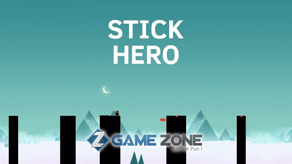 صورة من لعبة Stick Hero [Много вишен]