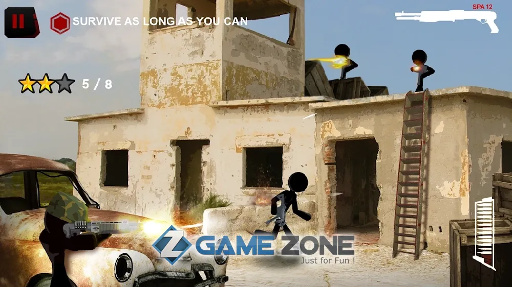 صورة من لعبة Stick Squad: Sniper Battlegrounds [Много денег]