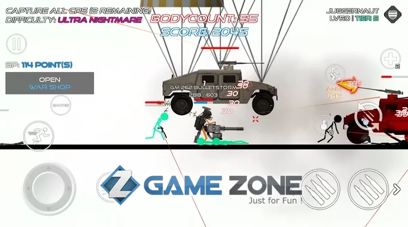 صورة من لعبة Stick Warfare Blood Strike [Free shoping]