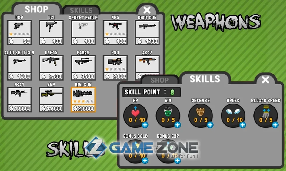 صورة من لعبة Stickman And Gun [Много денег]