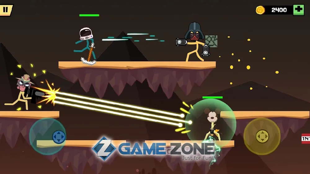 صورة من لعبة Stickman Fight Battle - Shadow Warriors [Unlocked]