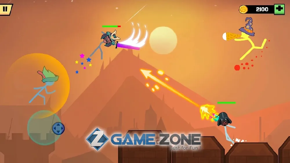 صورة من لعبة Stickman Fight Battle - Shadow Warriors [Unlocked]