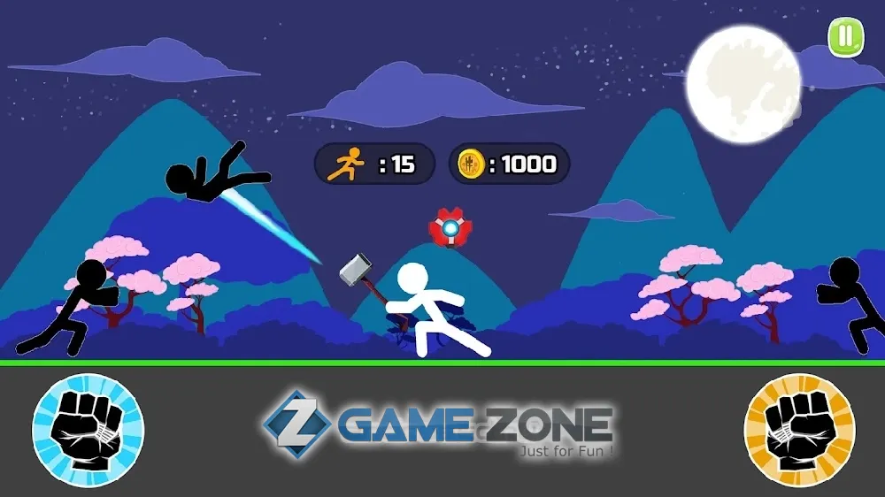 صورة من لعبة Stickman Fighter Epic Battle 2