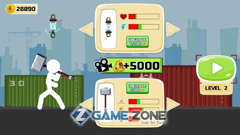 صورة من لعبة Stickman Fighter Epic Battle 2