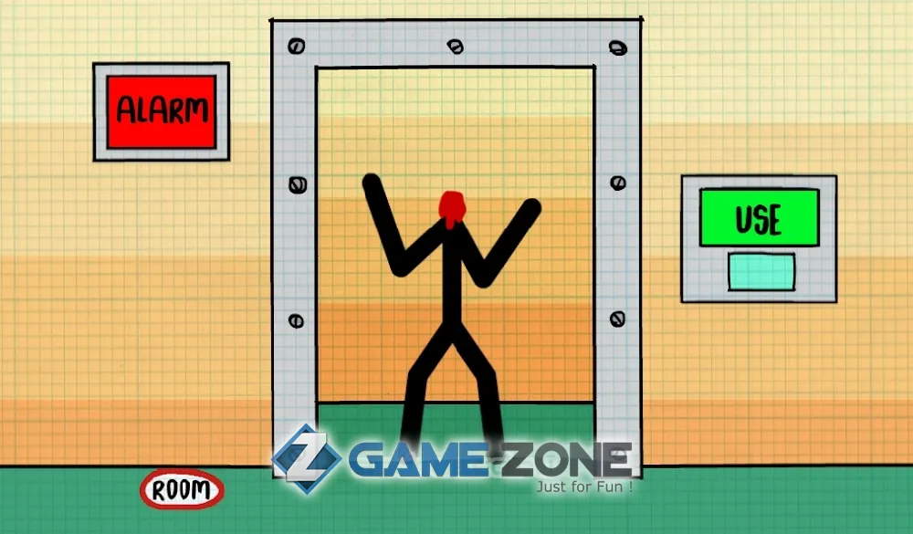 صورة من لعبة Stickman Five Nights Survival 2