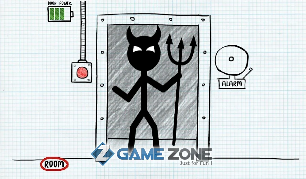 صورة من لعبة Stickman Five Nights Survival