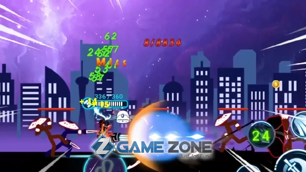 صورة من لعبة Stickman Ghost 2: Galaxy Wars [Много денег]