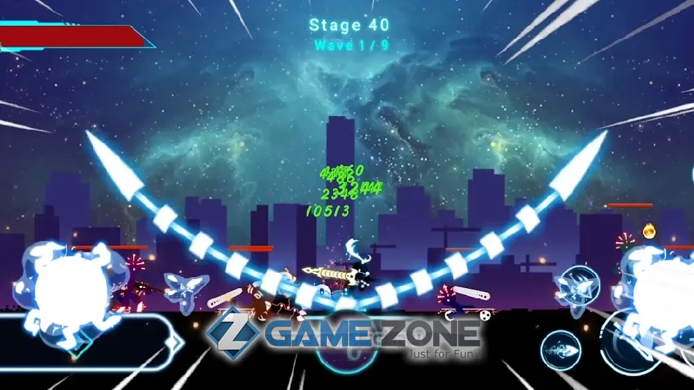 صورة من لعبة Stickman Ghost 2: Galaxy Wars [Много денег]