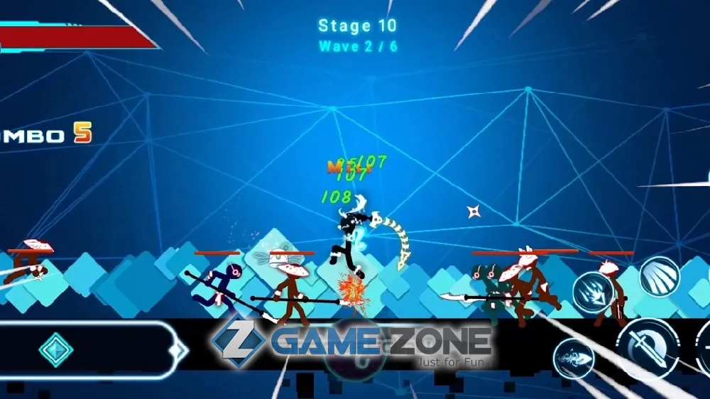 صورة من لعبة Stickman Ghost 2: Galaxy Wars [Много денег]
