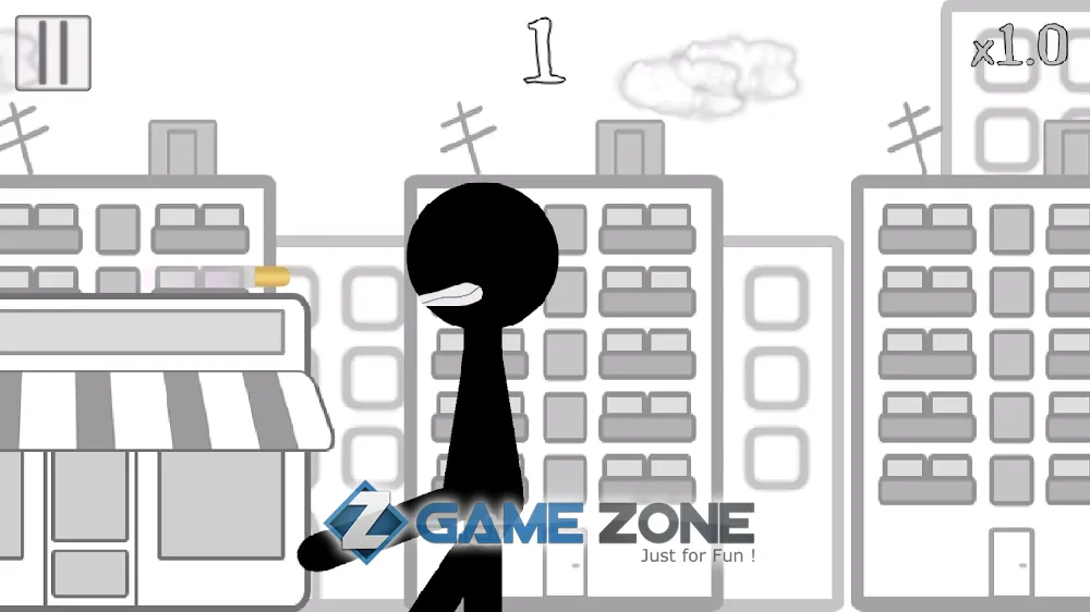 صورة من لعبة Stickman Insane Bullet