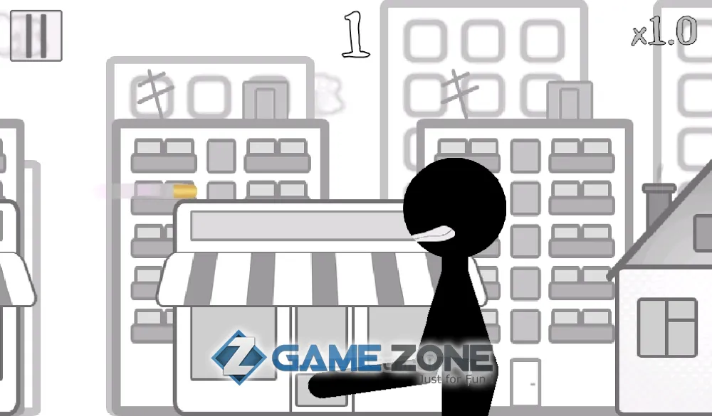 صورة من لعبة Stickman Insane Bullet