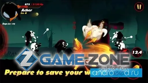 صورة من لعبة Stickman Legend - Shadow Revenge [Много денег]