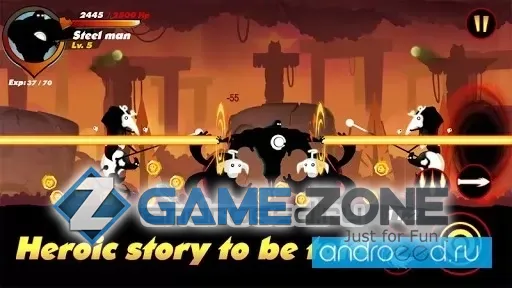 صورة من لعبة Stickman Legend - Shadow Revenge [Много денег]