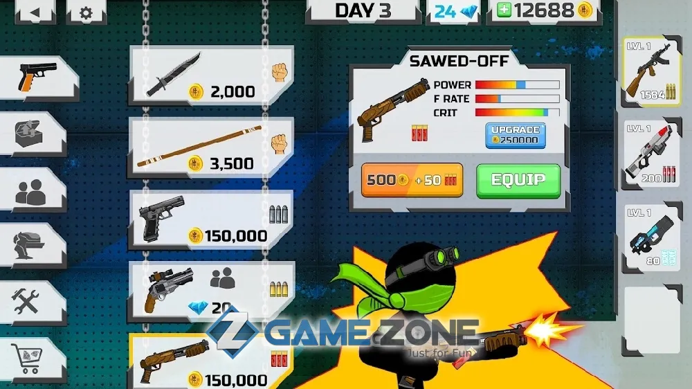 صورة من لعبة Stickman maverick: bad boys killer
