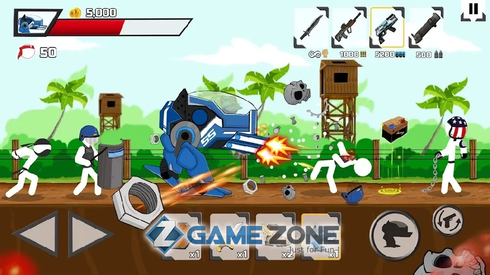 صورة من لعبة Stickman maverick: bad boys killer