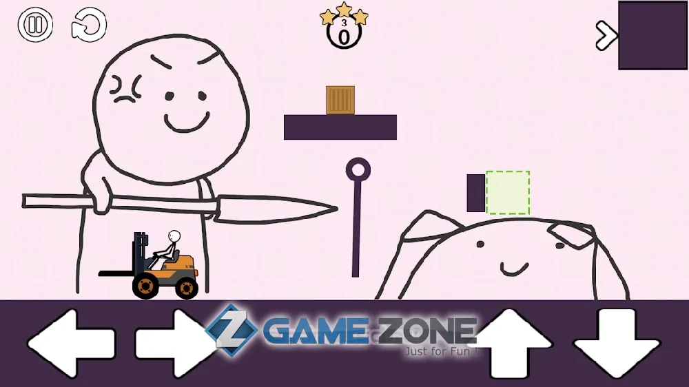 صورة من لعبة Stickman Physic Draw Puzzle [Mod Money/Adfree]