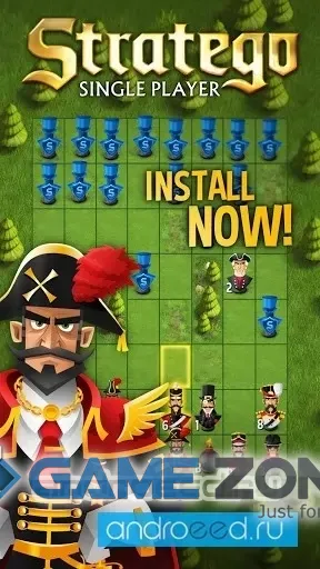 صورة من لعبة Stratego Single Player