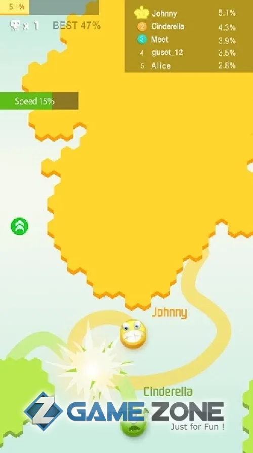 صورة من لعبة String.io