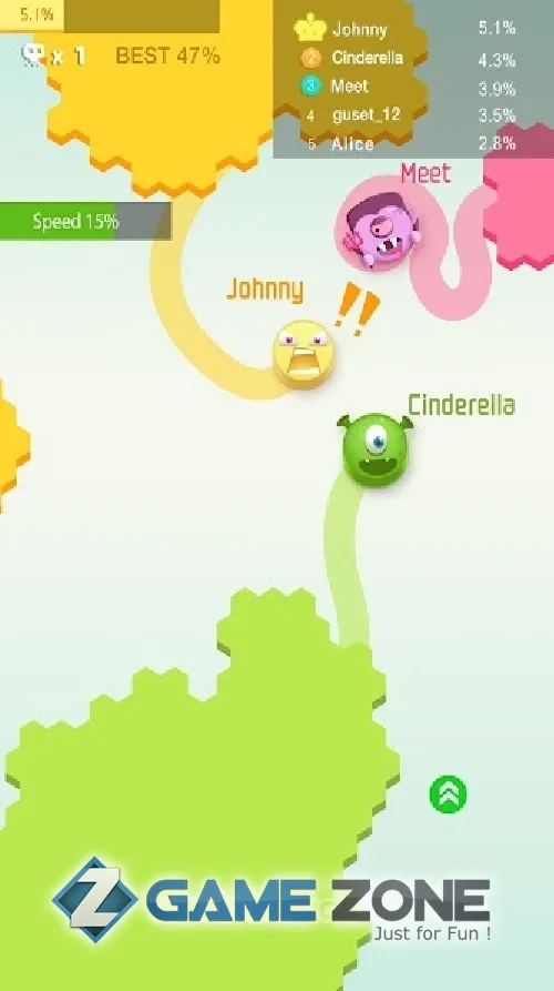 صورة من لعبة String.io