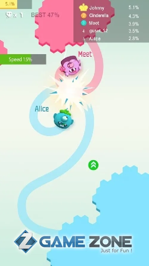 صورة من لعبة String.io