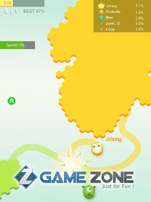 صورة من لعبة String.io