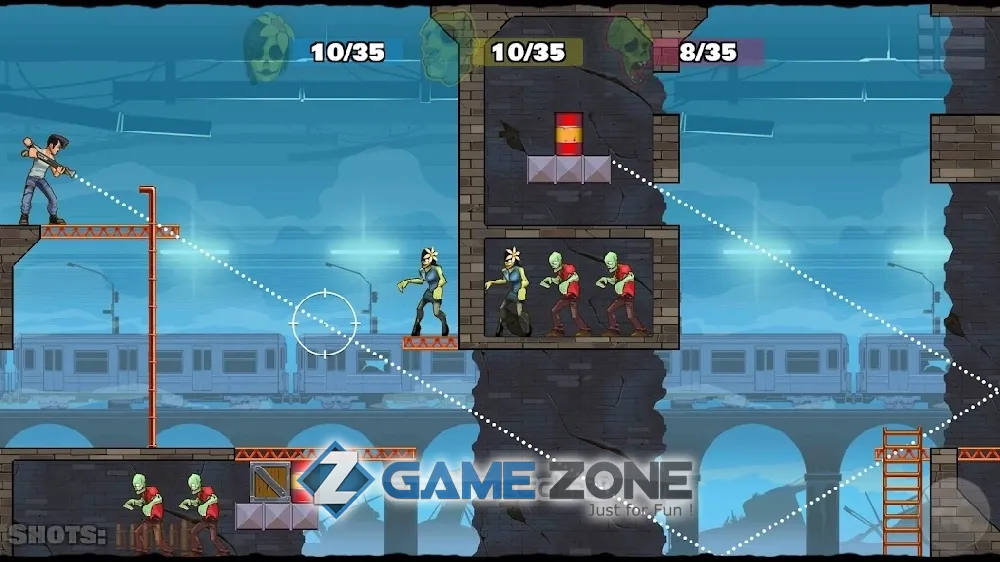 صورة من لعبة Stupid Zombies 3 [Много денег]