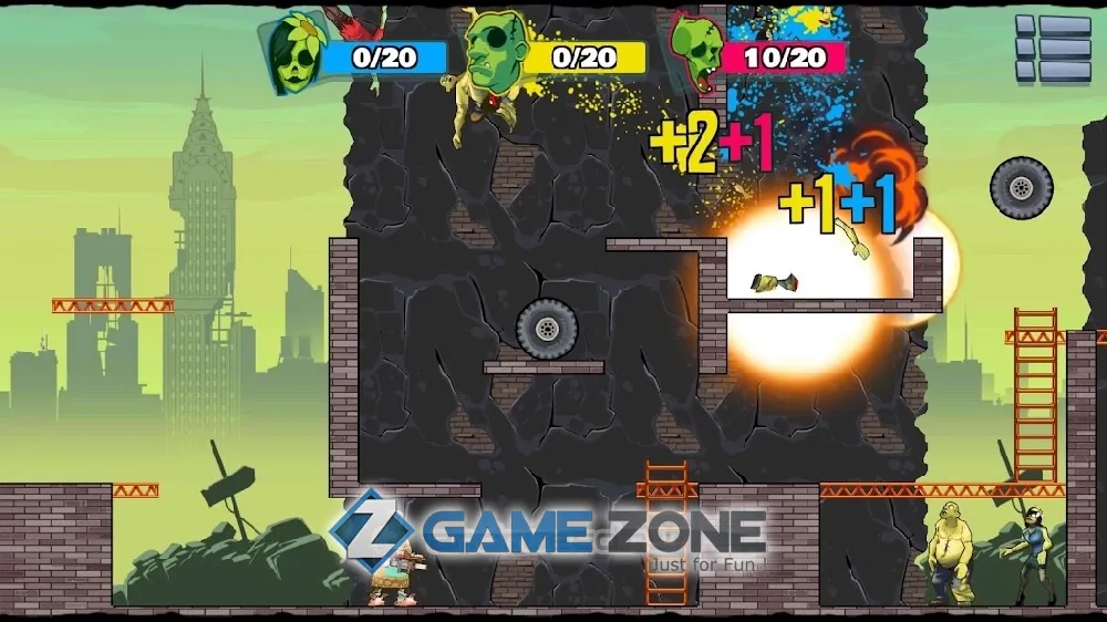 صورة من لعبة Stupid Zombies 3 [Много денег]