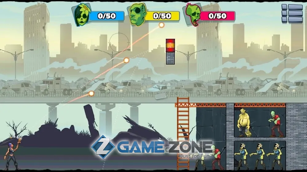 صورة من لعبة Stupid Zombies 3 [Много денег]