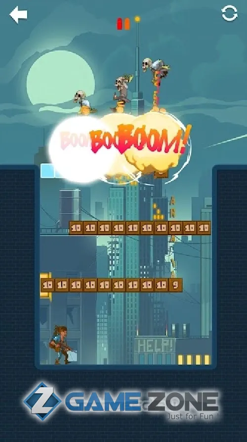 صورة من لعبة Stupid Zombies 4