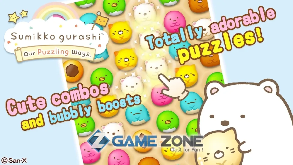صورة من لعبة Sumikko gurashi-Puzzling Ways [Много денег]