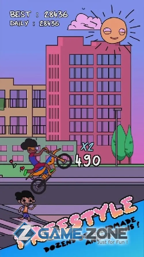 صورة من لعبة Summer Wheelie