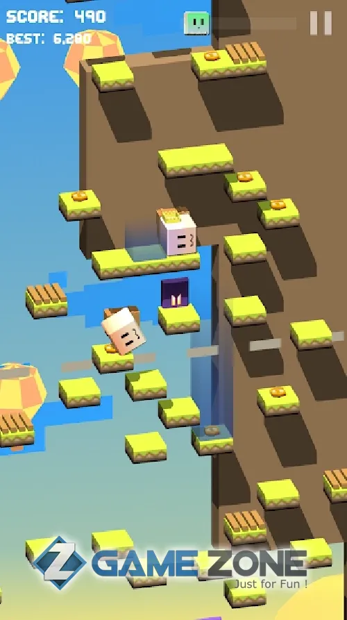 صورة من لعبة Super Drop Land
