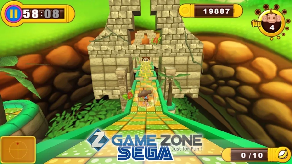 صورة من لعبة Super Monkey Ball: Sakura Edition