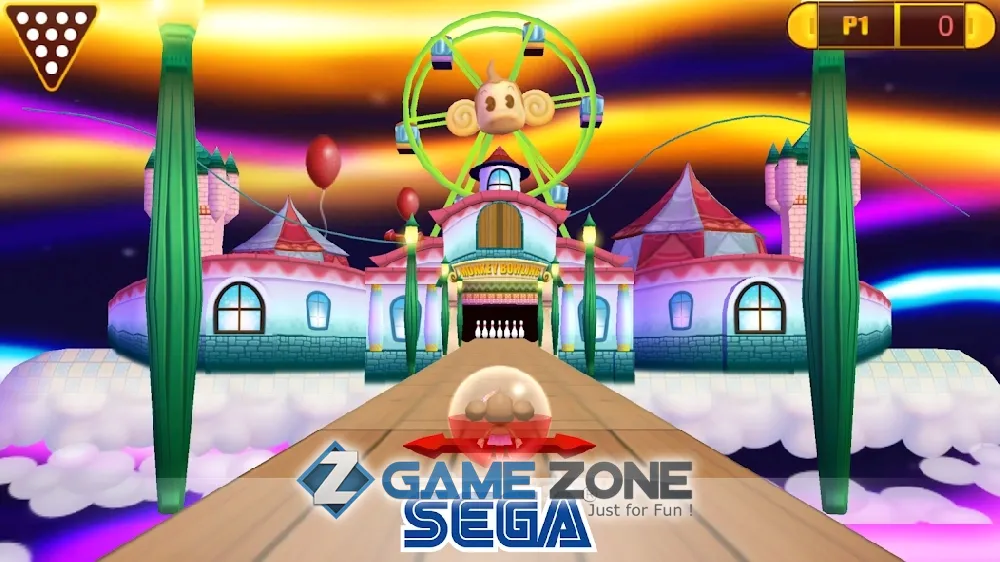 صورة من لعبة Super Monkey Ball: Sakura Edition