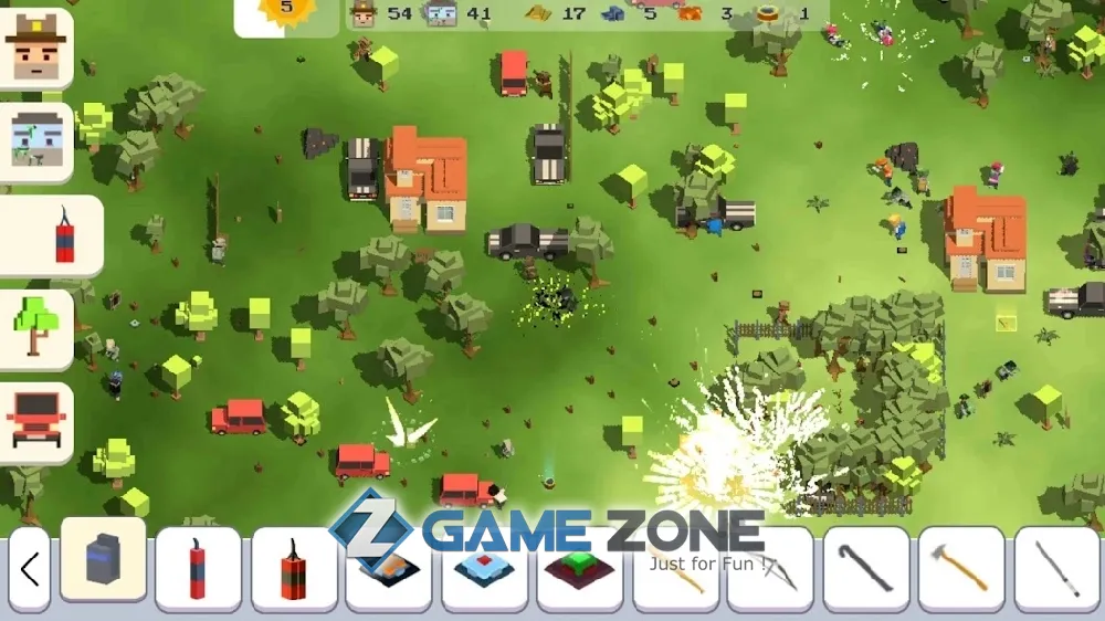 صورة من لعبة Super MoonBox 2 Sandbox Zombie Simulator [unlocked]
