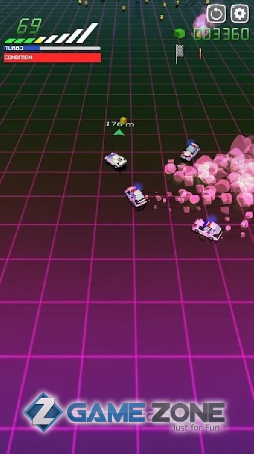 صورة من لعبة Super Retro Chase