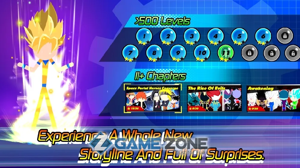 صورة من لعبة Super Stick Fight AllStar Hero [Mod Money]