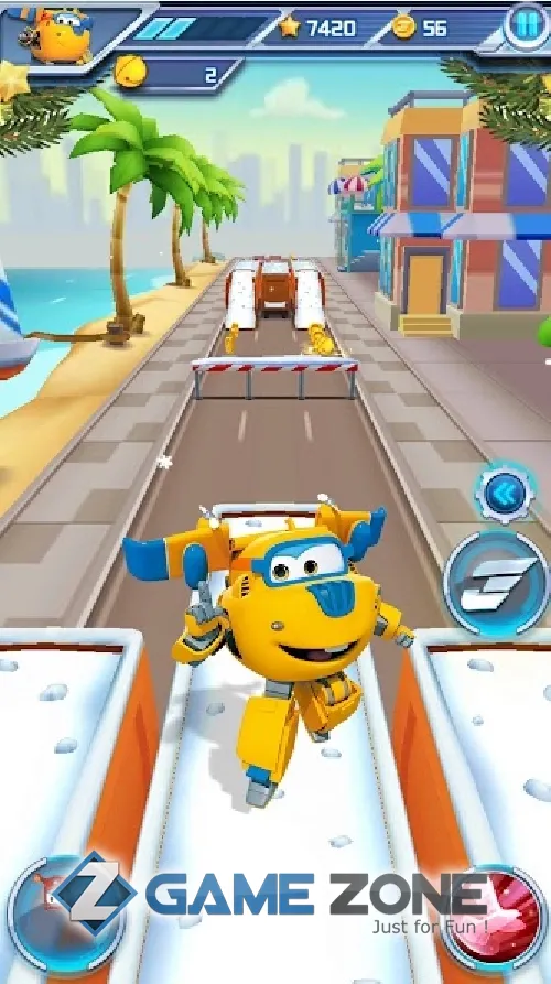 صورة من لعبة Super Wings : Jett Run [Много денег]