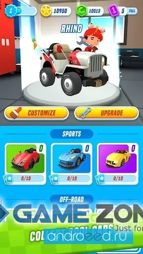صورة من لعبة SuperCar City