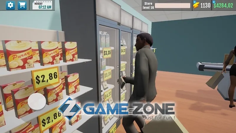 صورة من لعبة Supermarket Manager Simulator [No Ads]