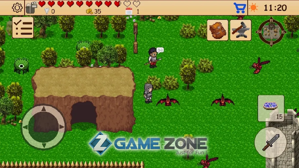 صورة من لعبة Survival RPG 3 Lost in time adventure retro 2d [Mod Diamonds]
