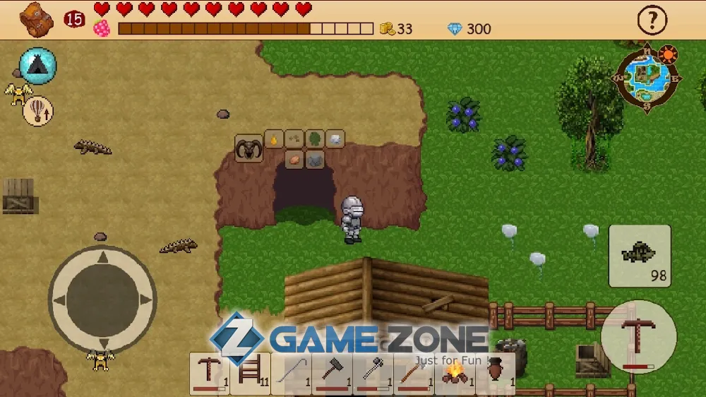 صورة من لعبة Survival RPG Open World Pixel [Mod Diamonds]