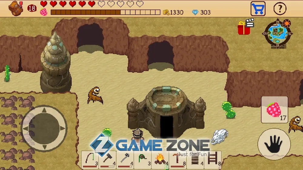 صورة من لعبة Survival RPG Open World Pixel [Mod Diamonds]